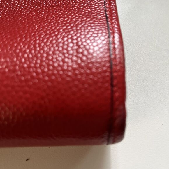 Fendi Vintage Red Leather Large Envelope Clutch bag - Picture 4 of 11